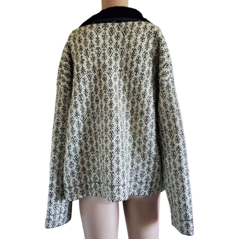 Sandro Jazy Metallic Cropped Tweed Jacket (1/US S) - Picture 9 of 9